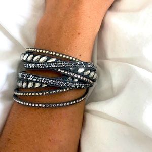 Touchstone Crystal Wrap Bracelet